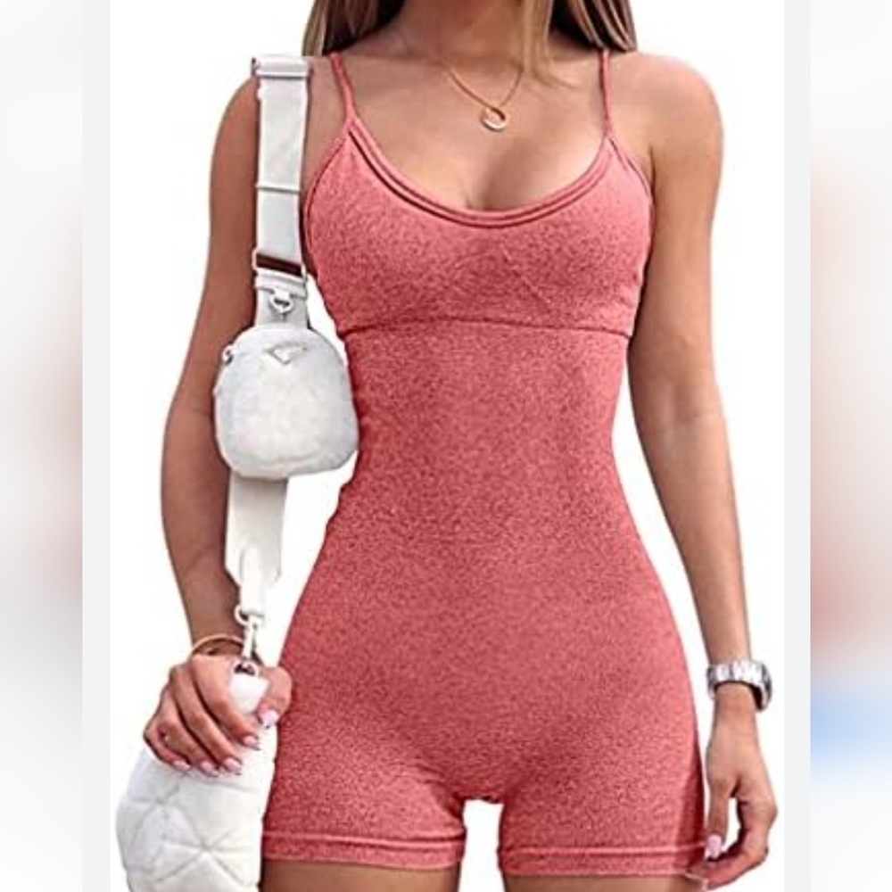 BO+TEE Ribbed Athletic Sport Romper
